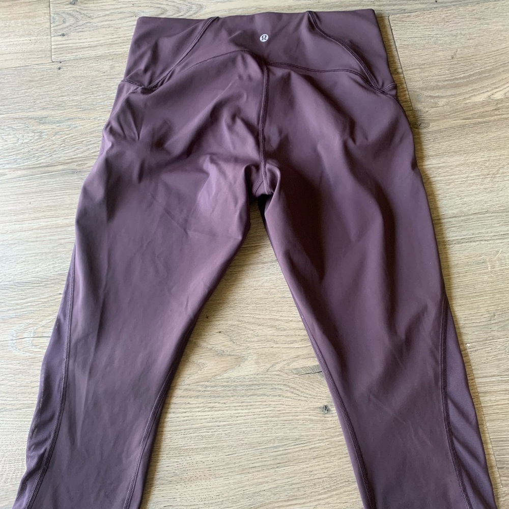lululemon athletica Burgundy Leggings